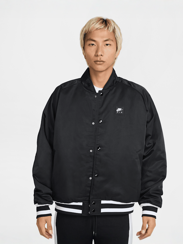Nike, Air Varsity Jacket, black, Image 1 of 6
