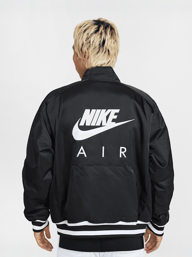 Nike, Air Varsity Jacket, black, Image 2 of 6