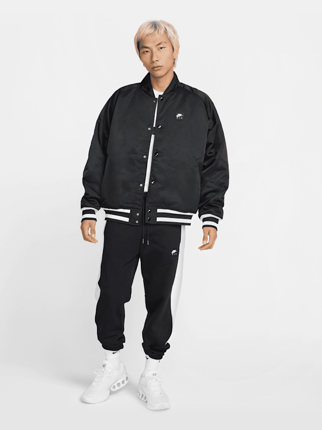 Nike, Air Varsity Jacket, black, Image 6 of 6