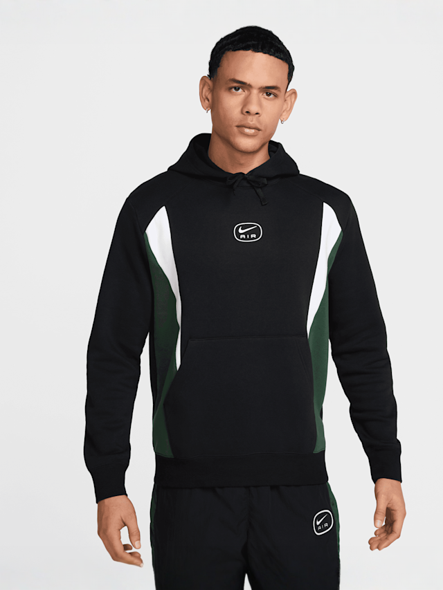 Nike, Sportswear Swoosh Air Fleece Hoodie, black, Image 1 of 5