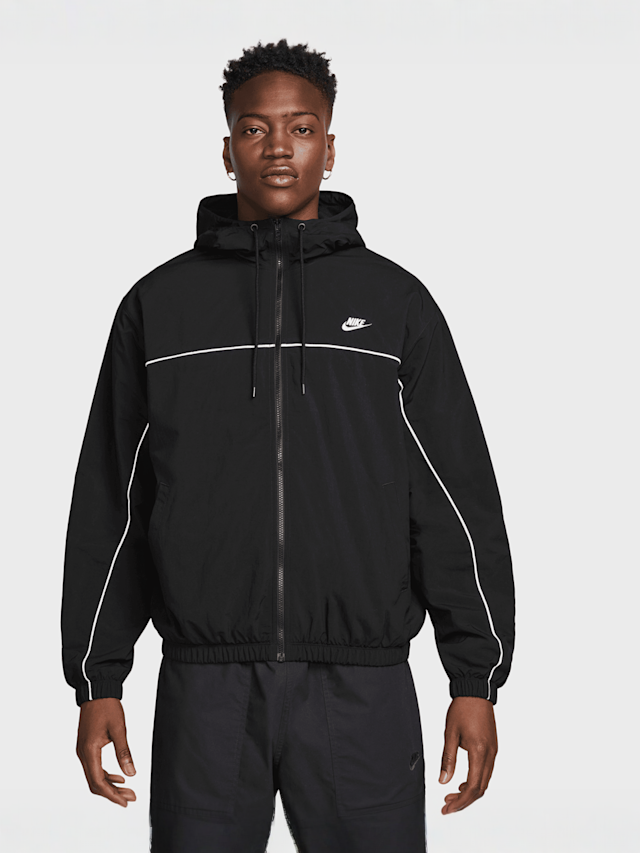 Nike, Club Athlete Hooded Jacket, black, Image 1 of 3