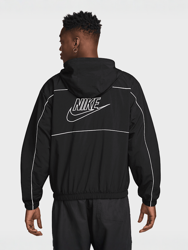 Nike, Club Athlete Hooded Jacket, black, Image 2 of 3