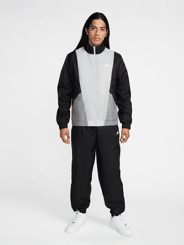 Nike, Club Woven Track Suit, black, Image 1 of 7