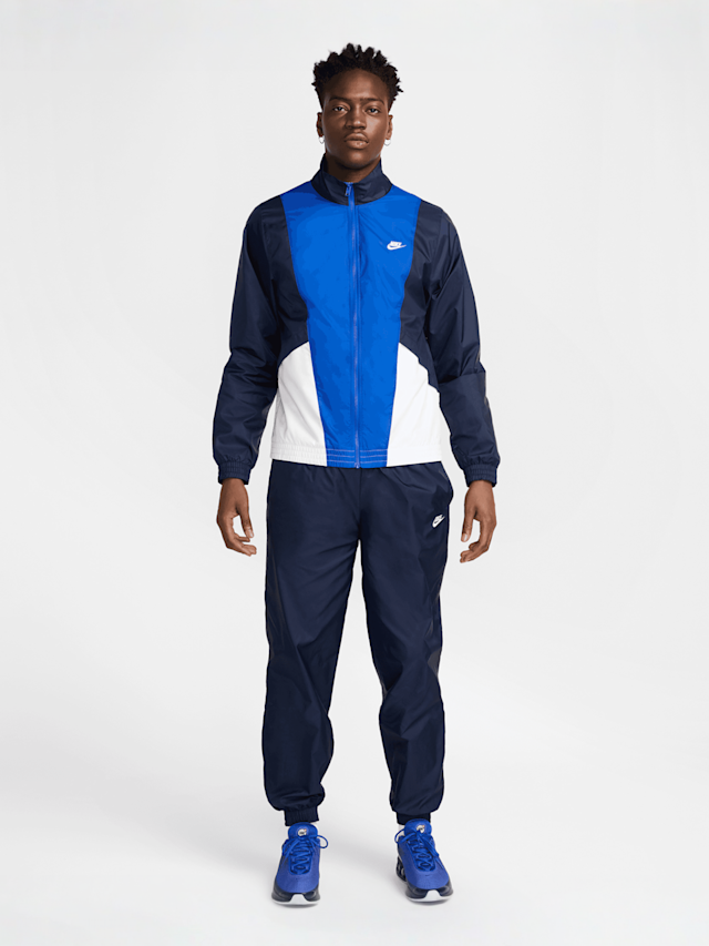 Nike, Club Woven Track Suit, blue, Image 1 of 8