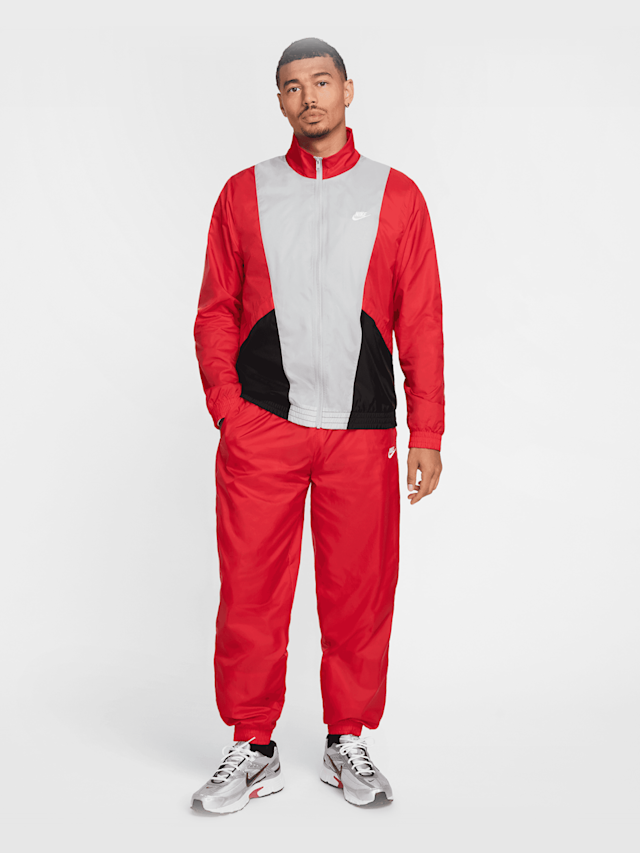Nike, Club Woven Track Suit, red, Image 1 of 8