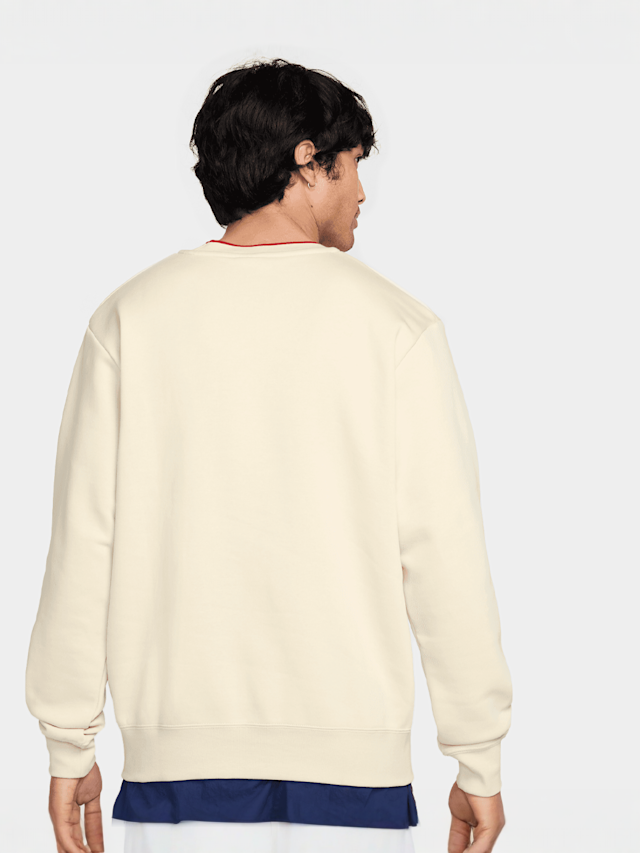 Nike, Sportswear Air Fleece Crew, beige, Image 2 of 4