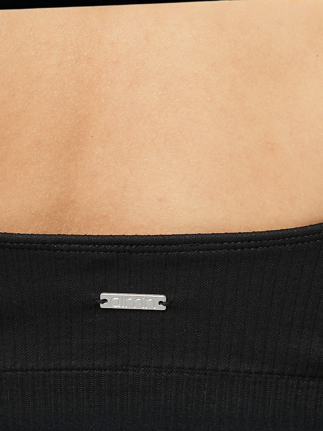 aim'n, Ribbed Seamless Shaping Bralette, black, Image 3 of 4