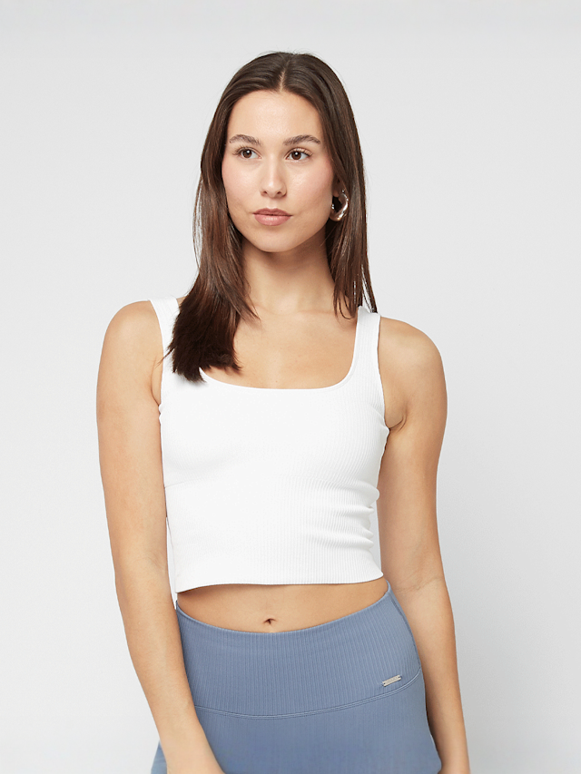 aim'n, Ribbed Seamless Shaping Bralette, white, Image 1 of 4