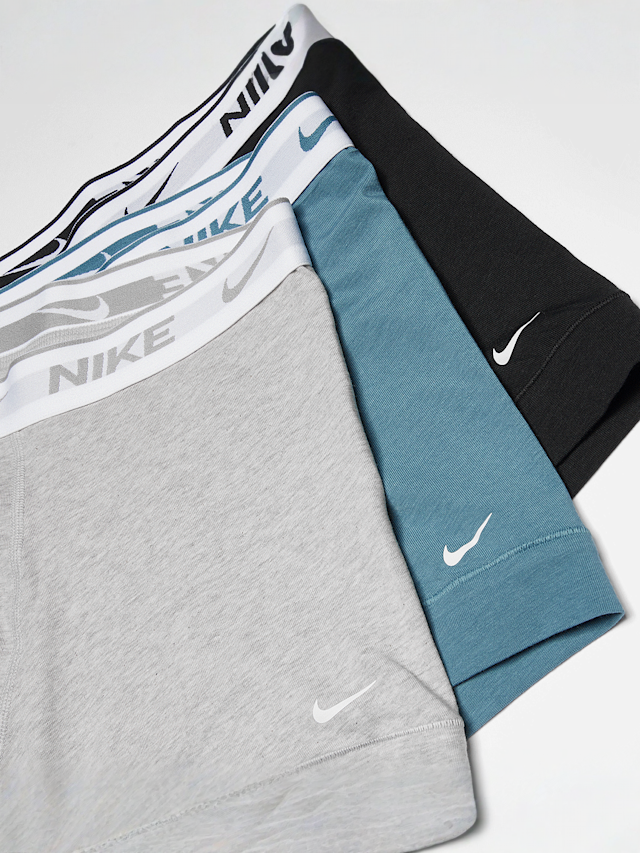 Nike, 3 PACK - Everyday Cotton Stretch, multi-colour, Image 2 of 2
