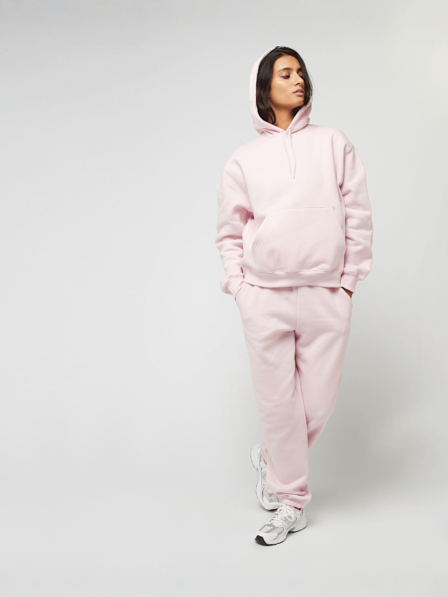 New Balance, Sport Essentials Fleece Hoodie, Pink, Image 4 of 4
