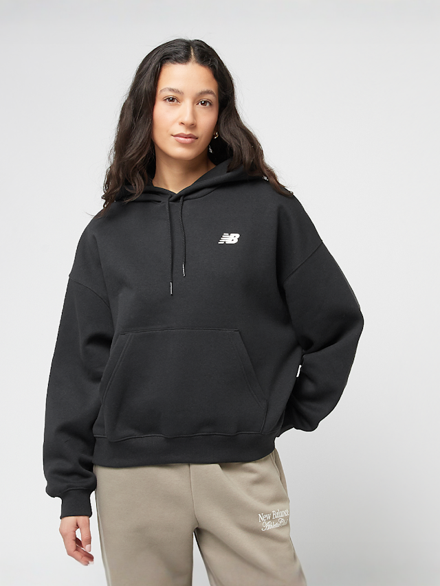 New Balance, Reimagined Fleece Hoodie, black, Image 2 of 5
