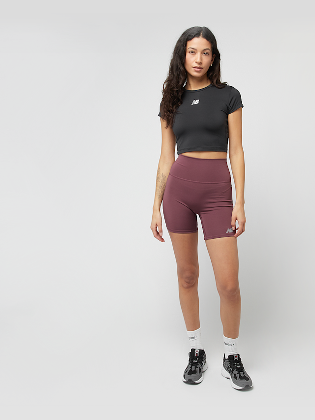 New Balance, Harmony Fitted T-Shirt, black, Image 4 of 4