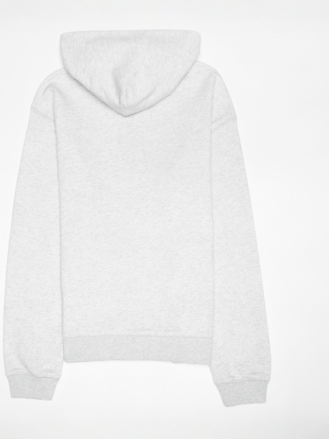New Balance, French Terry Small Logo Full Zip Hoodie, grey, Image 2 of 3
