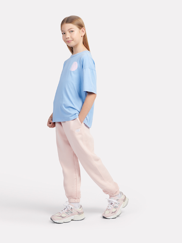 New Balance, French Terry Small Logo Jogger, Pink, Image 4 of 4