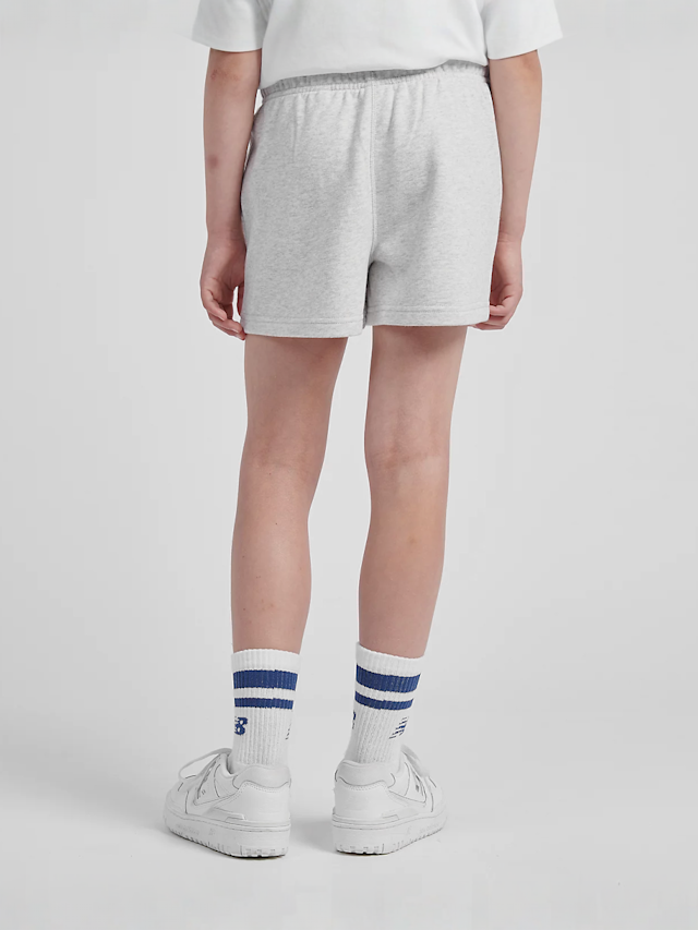 New Balance, French Terry Small Logo Shorts, grey, Image 2 of 4