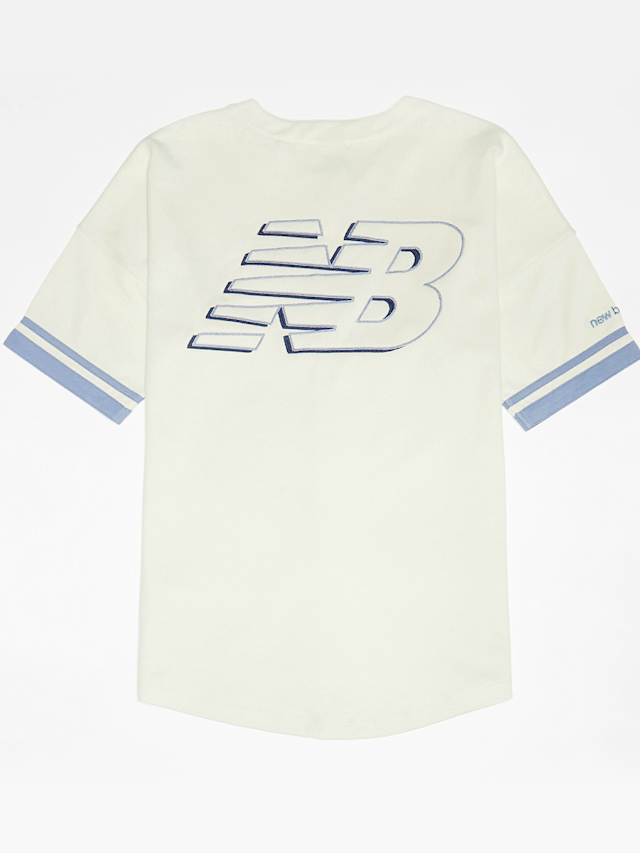 New Balance, Premium Baseball Shirt, beige, Image 1 of 5