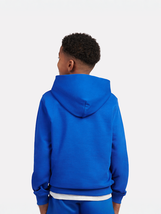 New Balance, French Terry Small Logo Hoodie, blue, Image 2 of 4