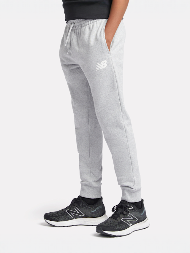 New Balance, French Terry Stacked Logo Jogger, grey, Image 1 of 5
