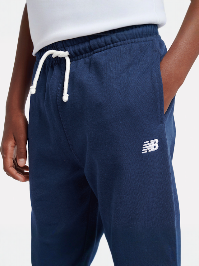 New Balance, French Terry Small Logo Jogger, blue, Image 4 of 5
