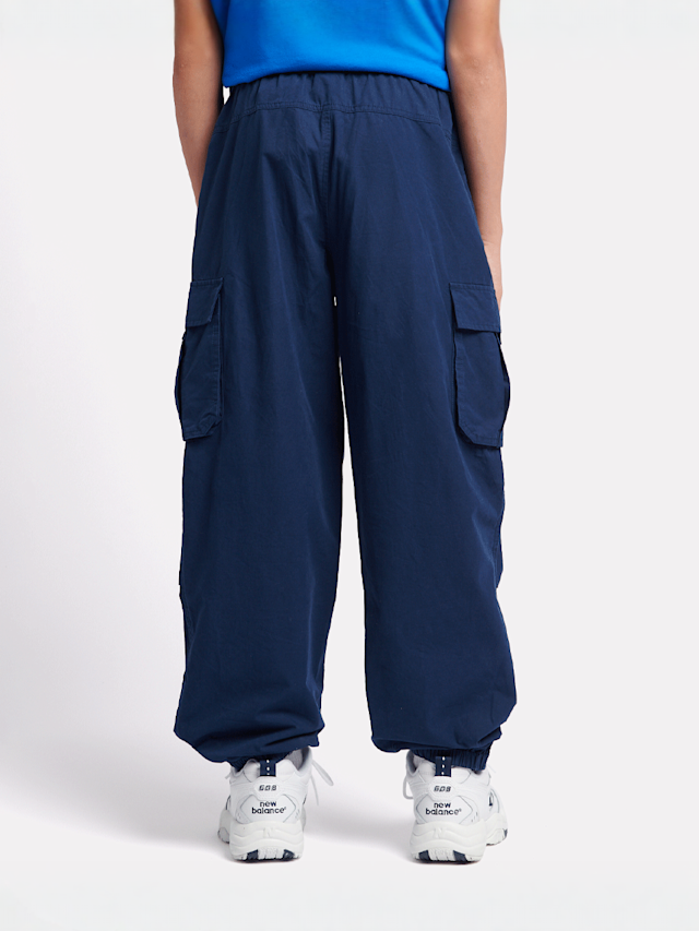 New Balance, Premium Parachute Trouser, blue, Image 3 of 5