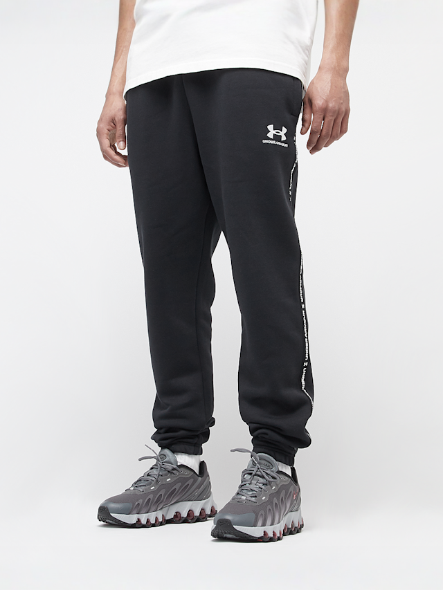 Under Armour, Icon Fleece Joggger Taping, zwart, Afbeelding 1 van 7
