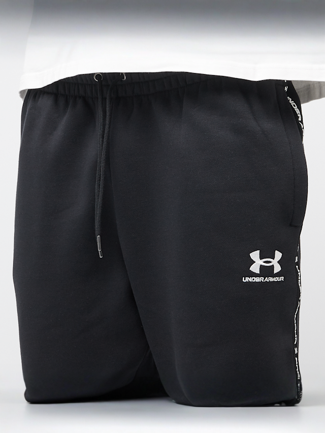 Under Armour, Icon Fleece Joggger Taping, zwart, Afbeelding 5 van 7