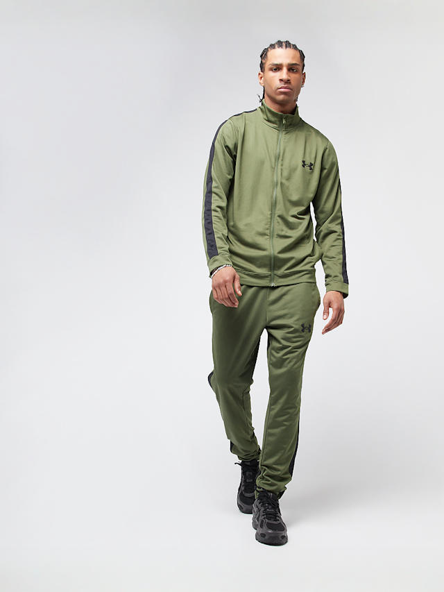 Under Armour, Rival Knit Track Suit, green, Image 1 of 9