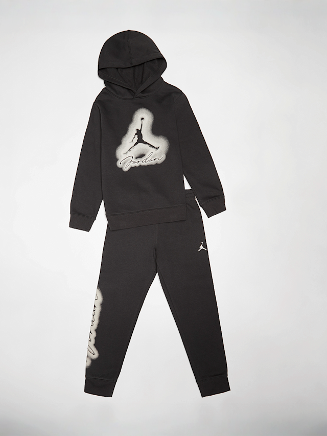 Jordan, Junior Michael Jordan MVP Fleece Pullover Set, black, Image 1 of 7