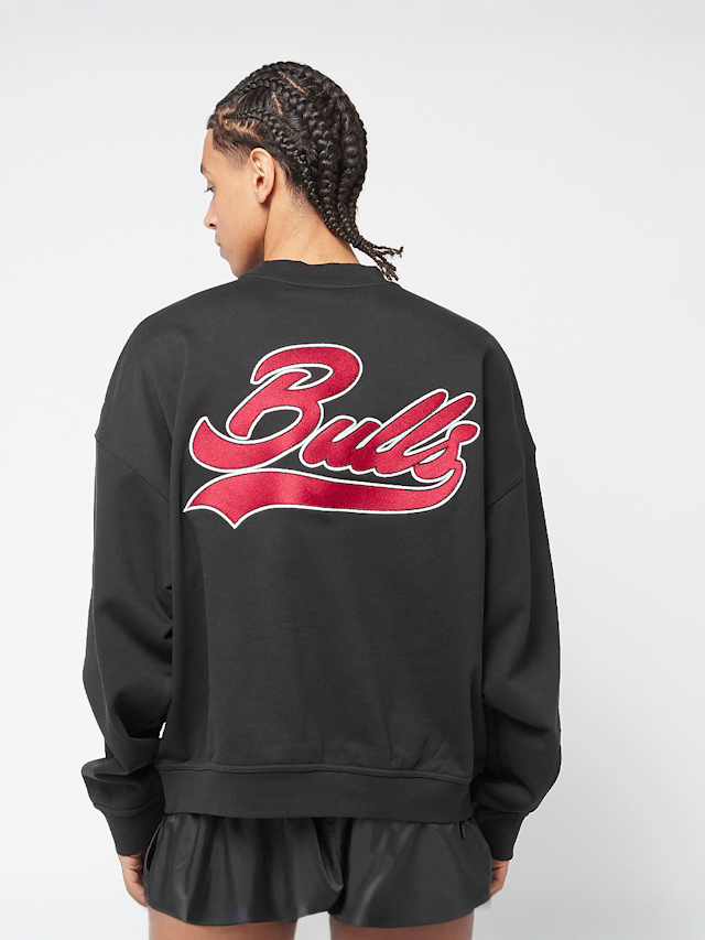 Mitchell & Ness, NBA Oversweep Crewneck Sweater Chicago Bulls, black, Image 1 of 7