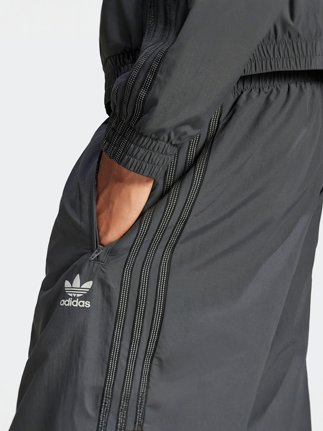 adidas Originals, Tkane Spodnie Treningowe Firebird, szary, Obraz 3 z 7