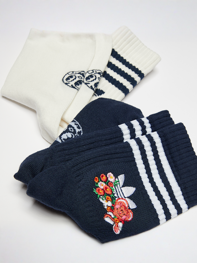 adidas Originals, 2 PACK - Nelson Valentines Crew Socks, multi-colour, Image 2 of 2