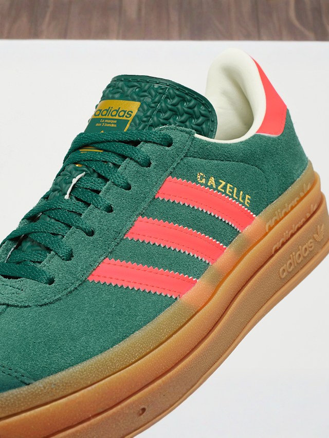 adidas Originals, Gazelle Bold (GS), green, Image 7 of 7