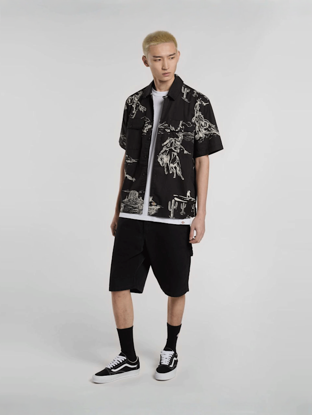 Dickies, Savage Work Shirt, czarny, Obraz 5 z 5