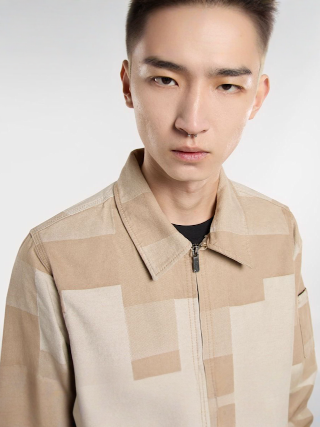 Dickies, Jacquard Eisenhower Jacket, beige, Image 3 of 5