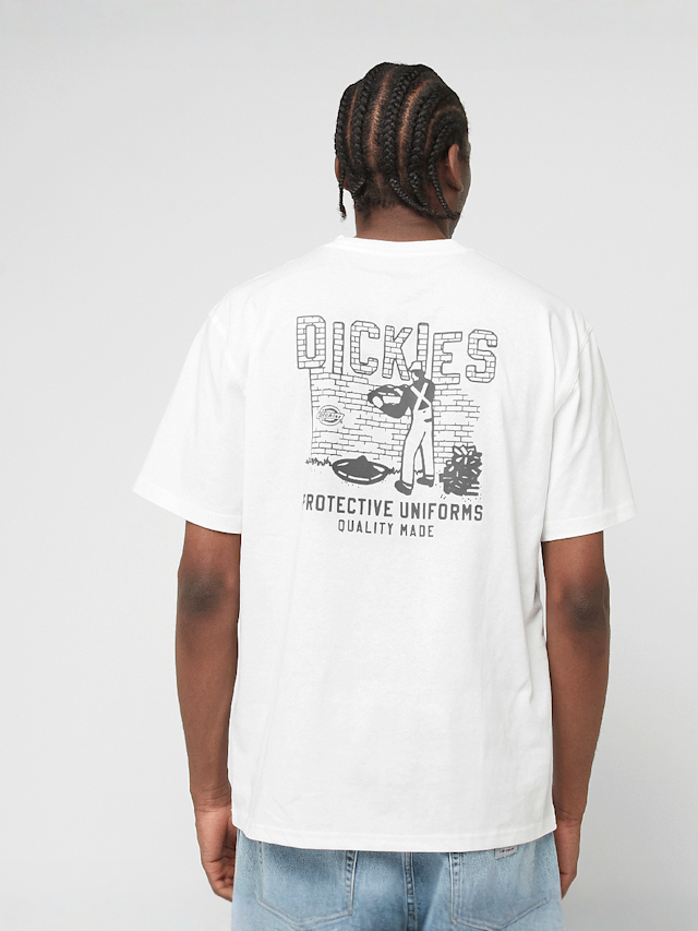 Dickies, Bricklane Shortsleeve Tee, white, Image 1 of 5