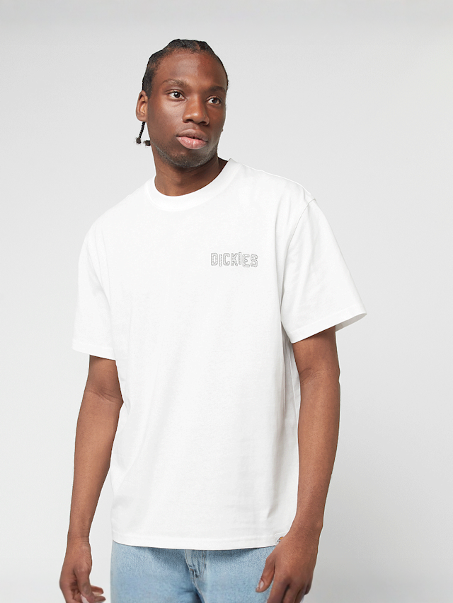 Dickies, Bricklane Shortsleeve Tee, white, Image 2 of 5
