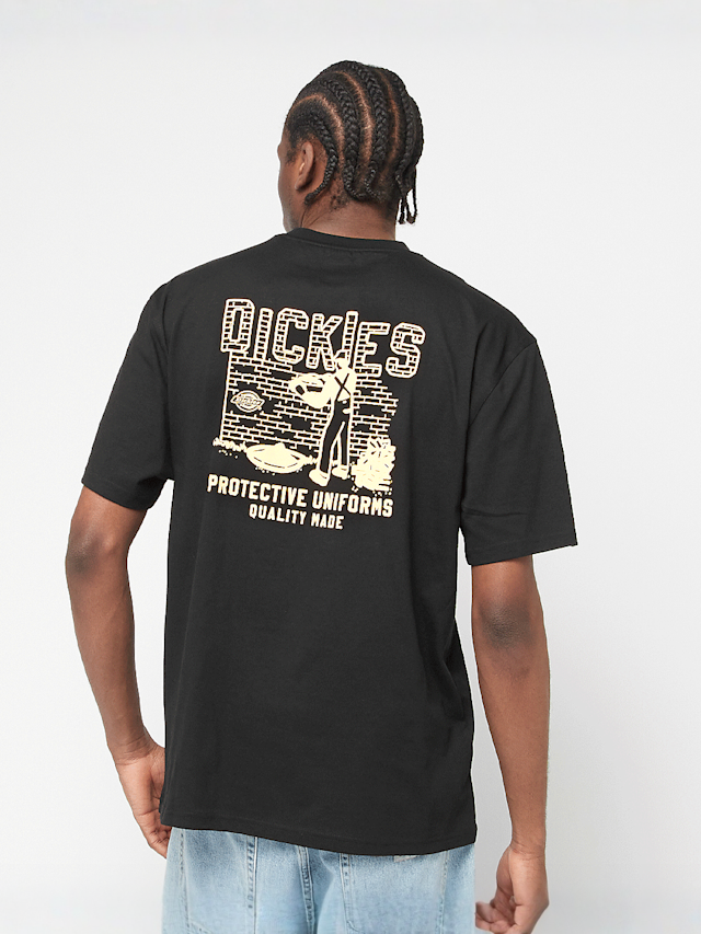Dickies, Bricklane Shortsleeve Tee, czarny, Obraz 1 z 5