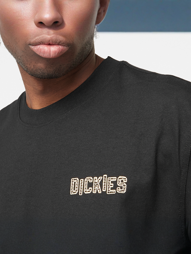 Dickies, Bricklane Shortsleeve Tee, czarny, Obraz 3 z 5