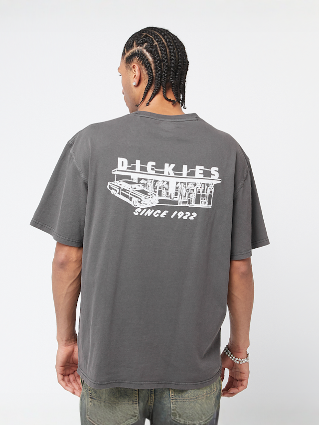 Dickies, Service Station Short Sleeve Tee, grey, Image 1 of 5