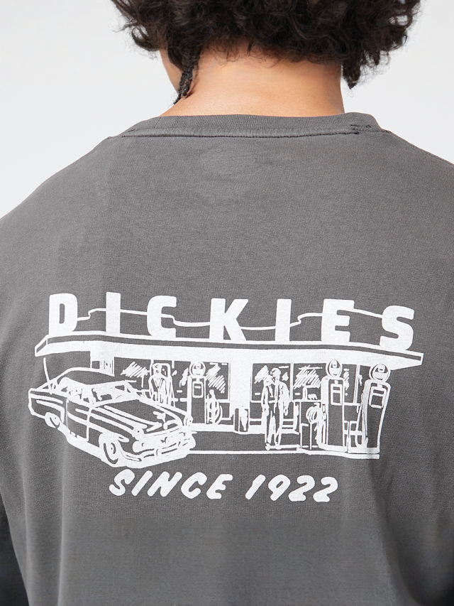 Dickies, Service Station Short Sleeve Tee, grey, Image 4 of 5