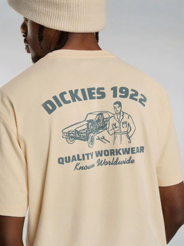 Dickies, Mechanic Short Sleeve Tee, beige, Image 4 of 5