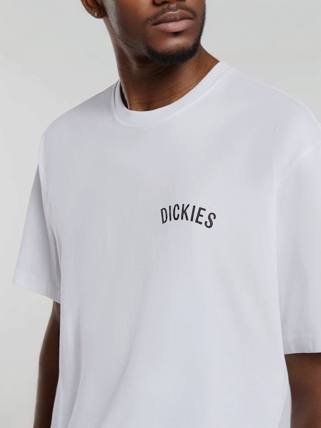 Dickies, Snake Short Sleeve Tee, white, Image 3 of 6