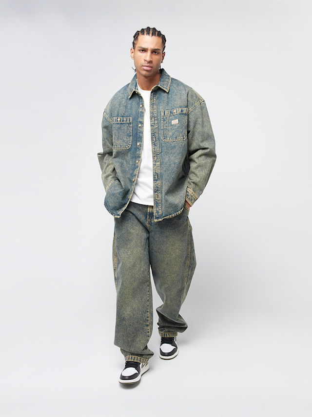 Dickies, Houston Longsleeve Shirt, blue, Image 4 of 4