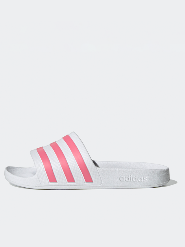 adidas Originals, Adilette Aqua, white, Image 1 of 8