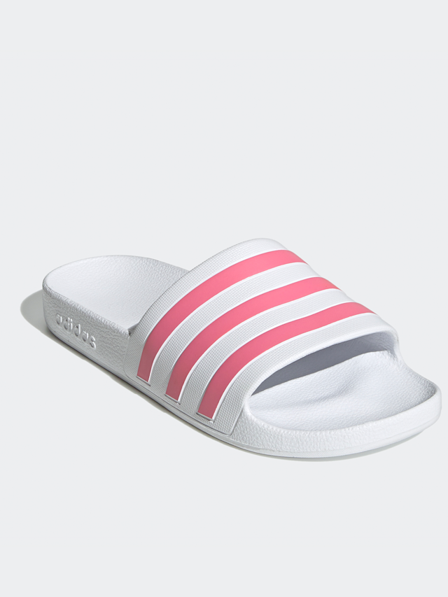 adidas Originals, Adilette Aqua, white, Image 3 of 8