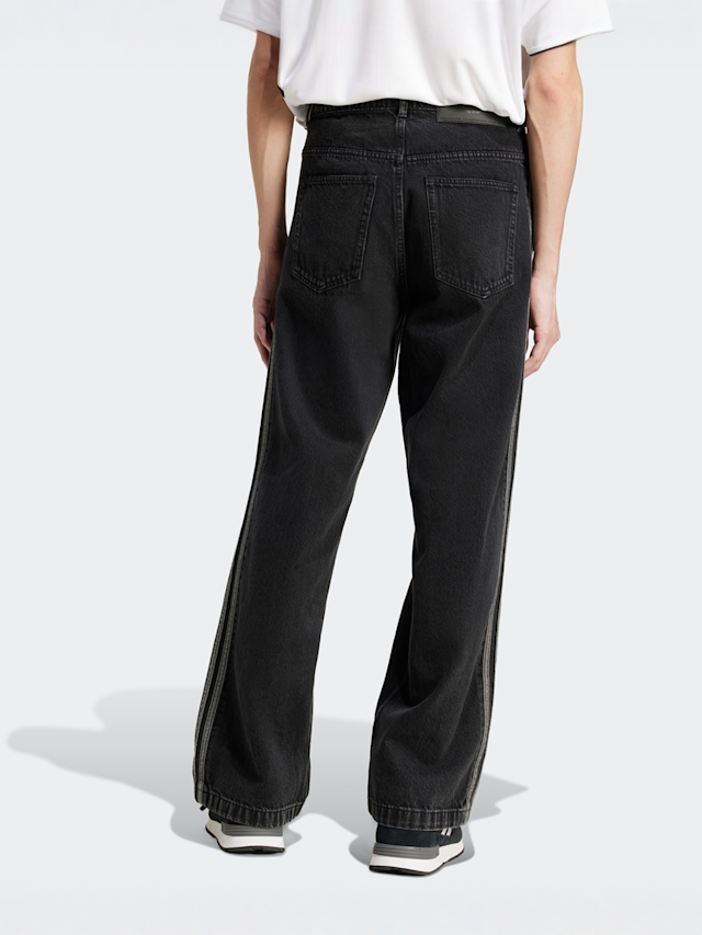 adidas Originals, Denim Firebird Pants, black, Image 2 of 5