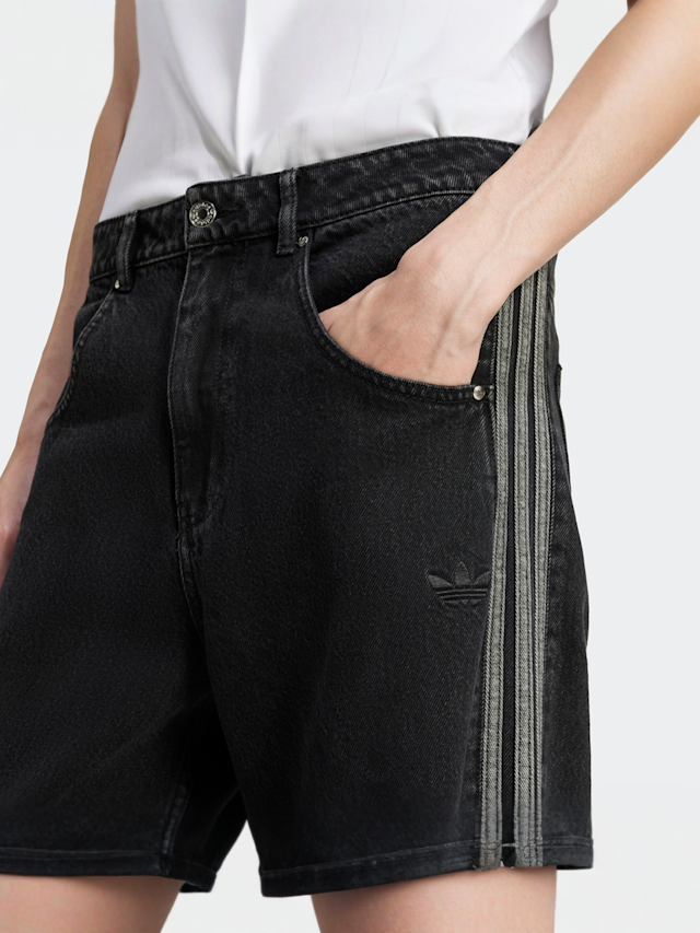 adidas Originals, Denim Firebird Pants, black, Image 3 of 5