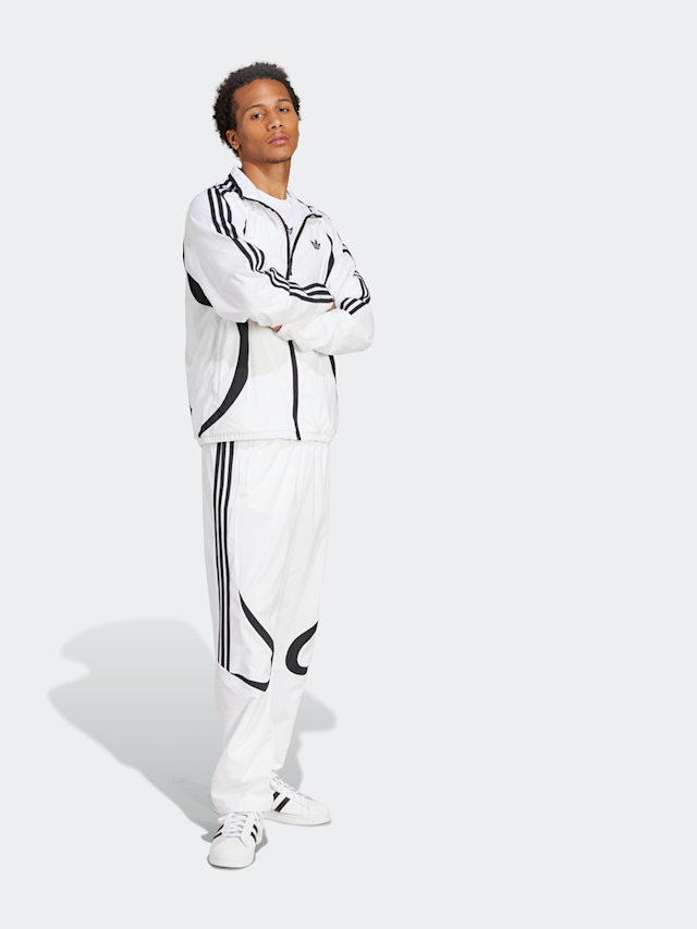 adidas Originals, Teamgeist trainingsjacke, wit, Afbeelding 5 van 5