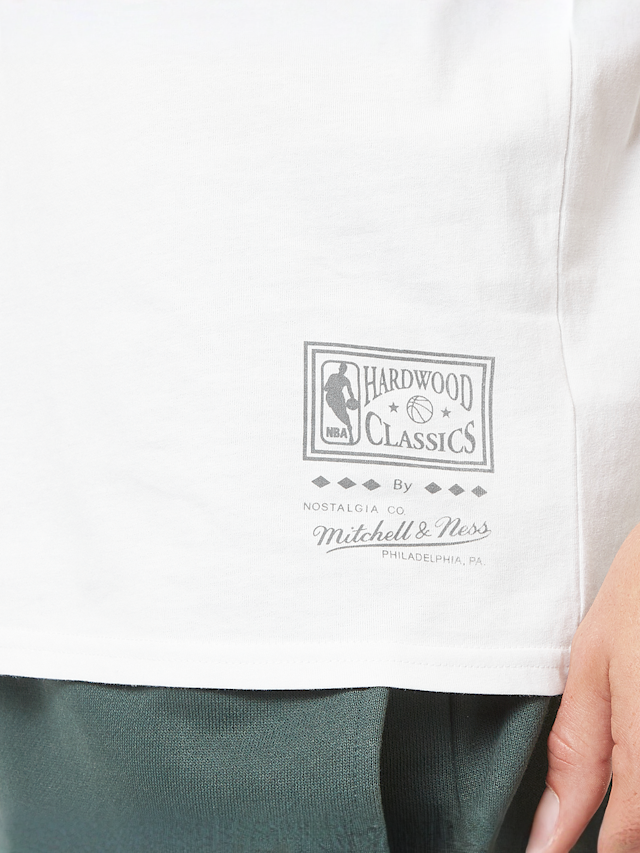 Mitchell & Ness, Table Top Tee HWC Boston Celtics, wit, Afbeelding 3 van 4