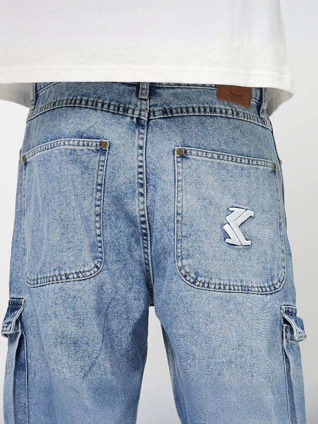 Karl Kani, OG Sidepocket Baggy Denim Vintage, blue, Image 6 of 7